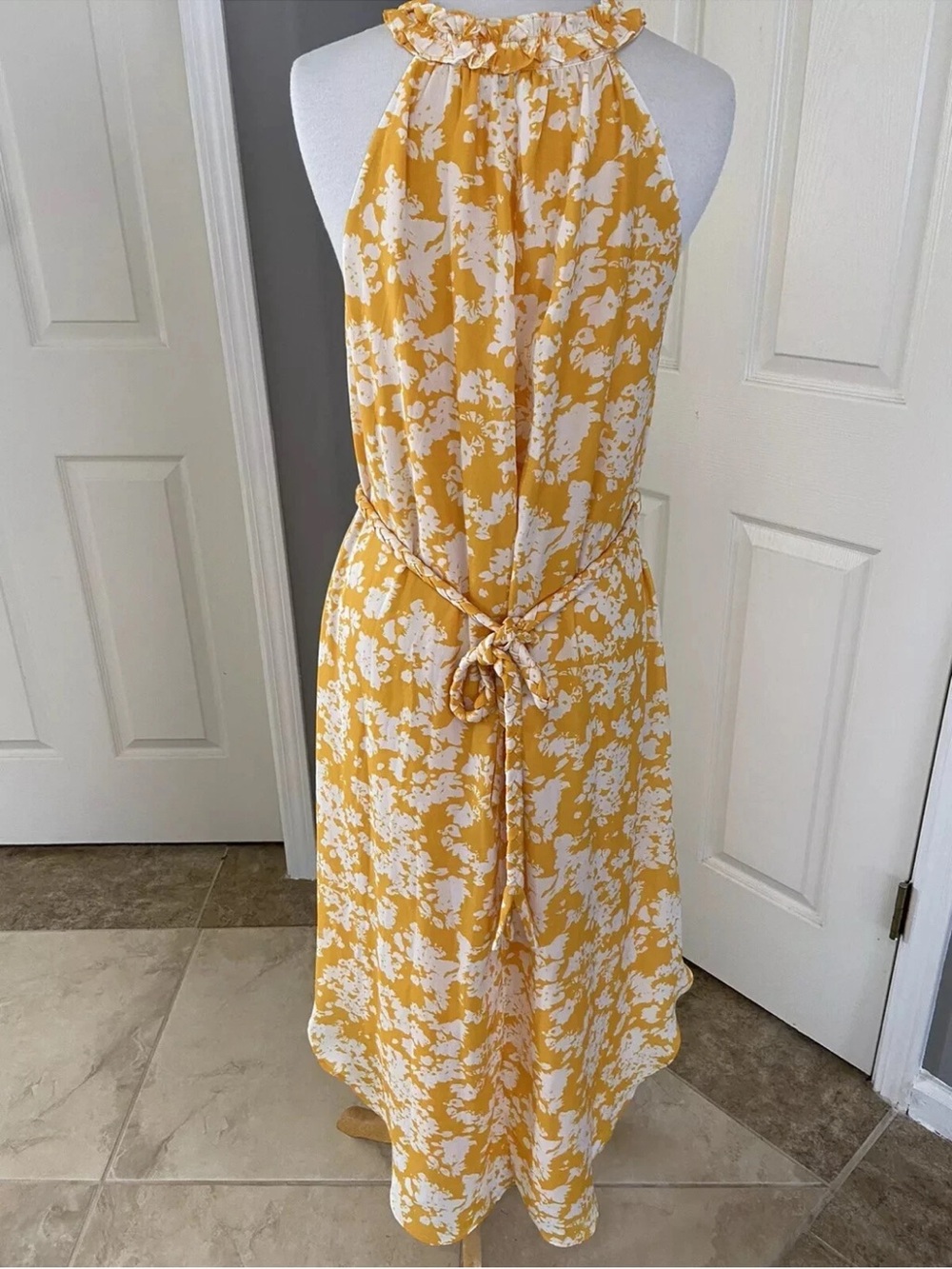 Ramy Brook Jolie Dress Yellow Daisy Floral Midi - Picture 3 of 10